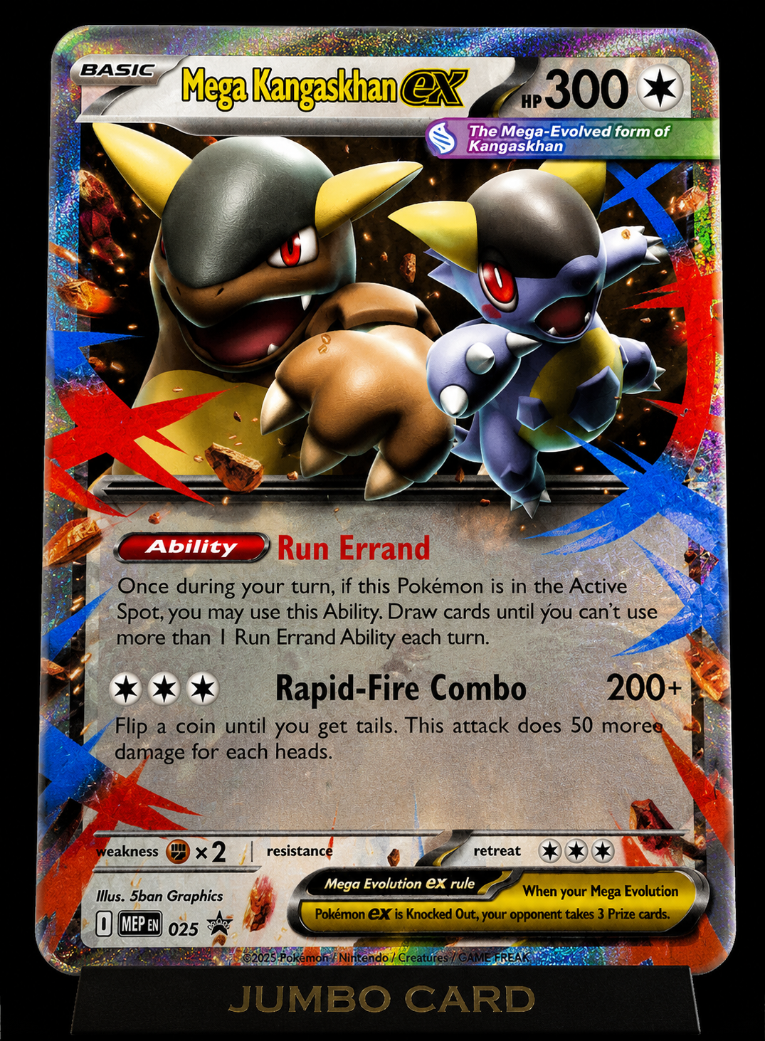 Mega Kangaskhan ex Jumbo Card
