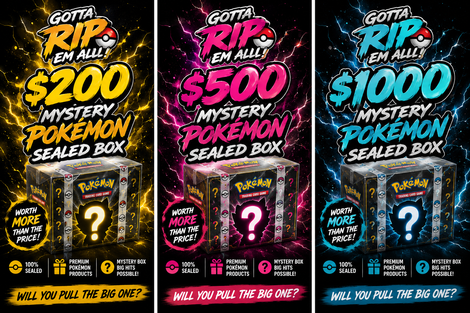 Sealed Mystery Boxes