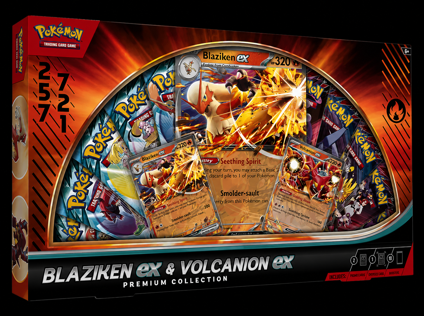 Blaziken ex & Volcanion ex Premium Collection