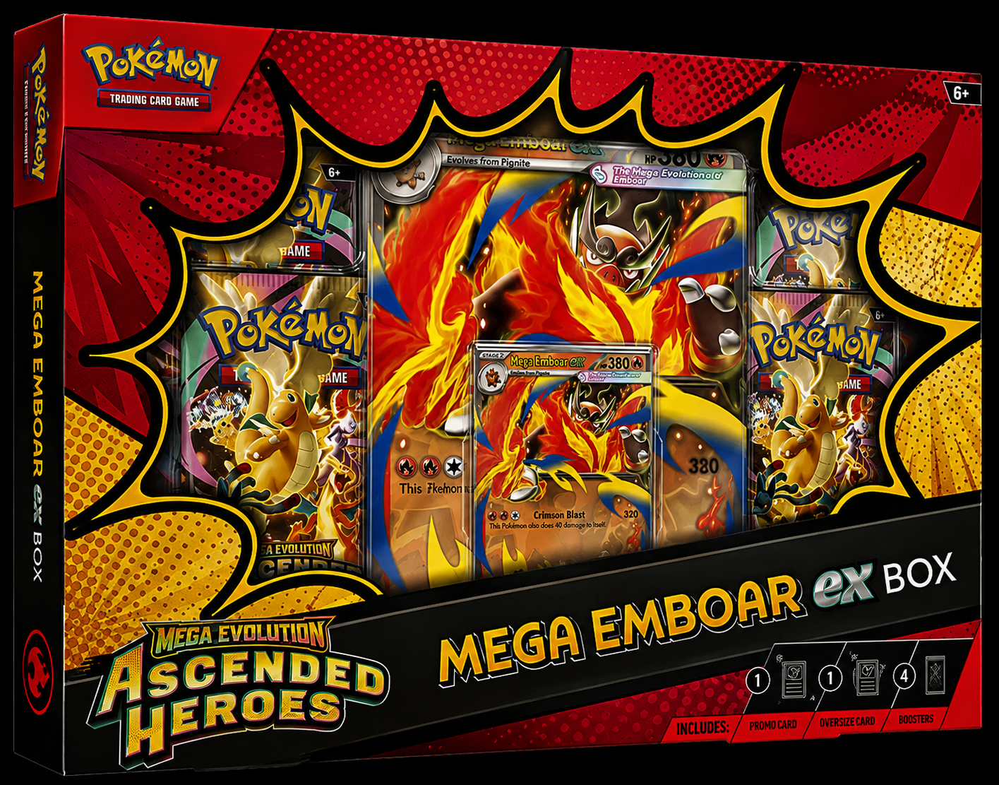 Ascended Heroes Mega Emboar ex Box