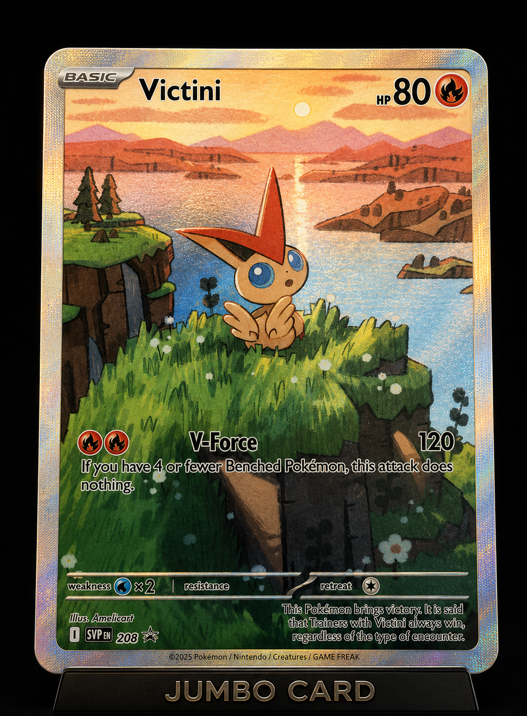Victini Jumbo Promo Card