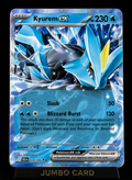 Kyurem ex (Black Bolt) Jumbo Card