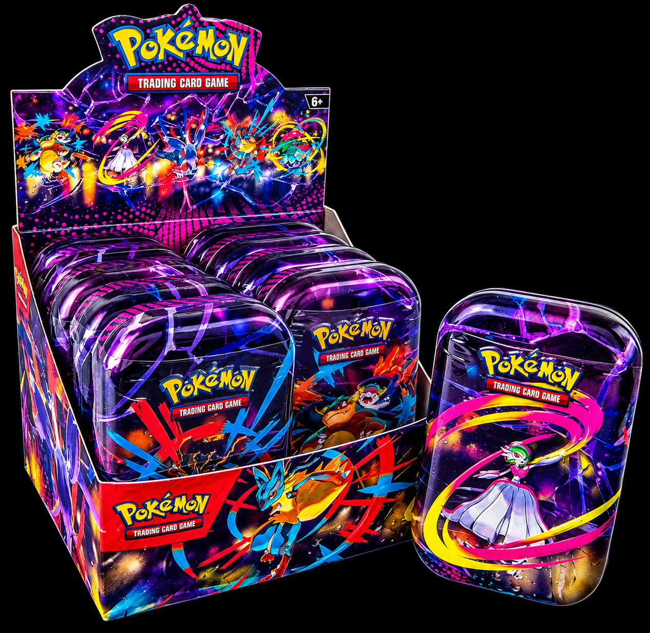 Mega Heroes Mini Tin Display